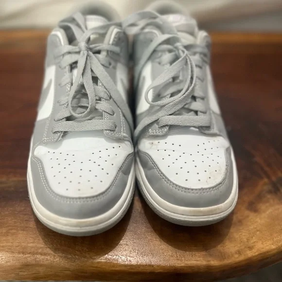 Gray Nike Dunks, Women’s 8 - Picture 2 of 5